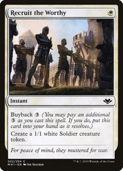 Recruit the Worthy, MH1, 22, NM, Foil