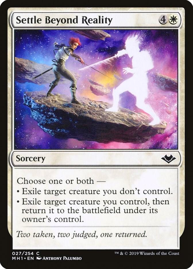 Settle Beyond Reality, MH1, 27, NM, Foil