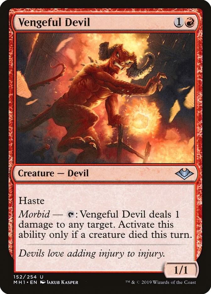 Vengeful Devil, MH1, 152, NM, Foil