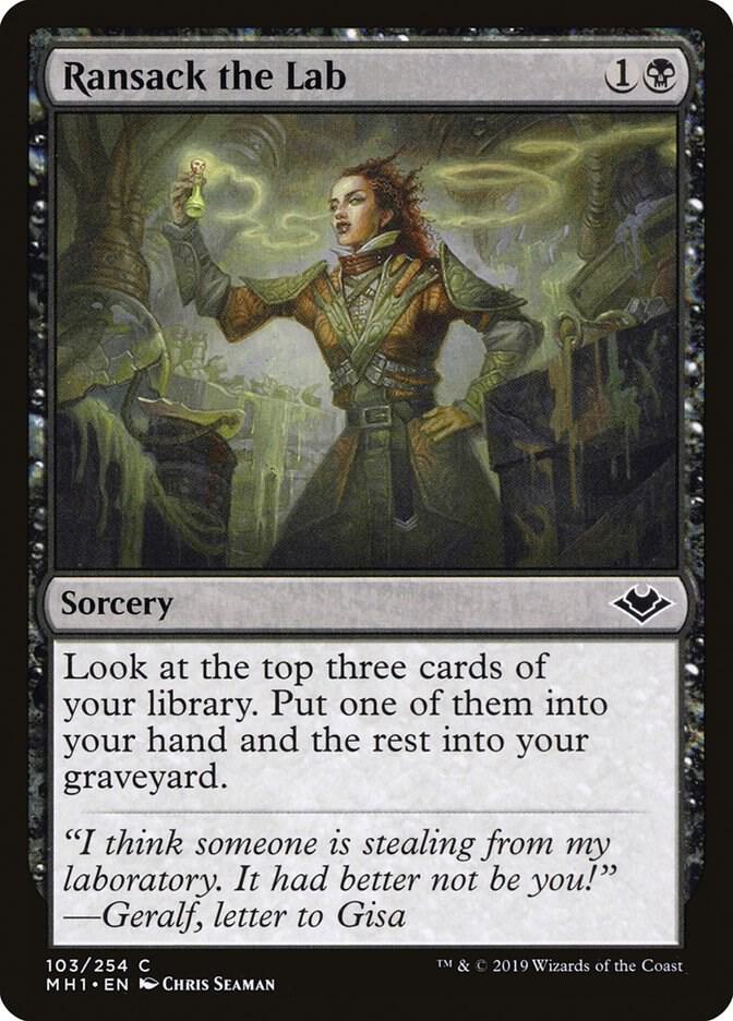Ransack the Lab, MH1, 103, NM