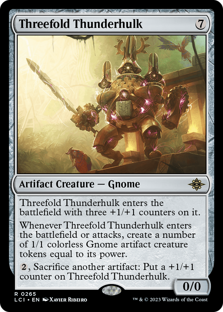 Threefold Thunderhulk (LCI) 265 - WZRD TCG