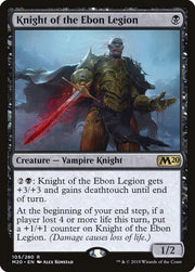 Knight of the Ebon Legion,, 105, Near Mint, Foil