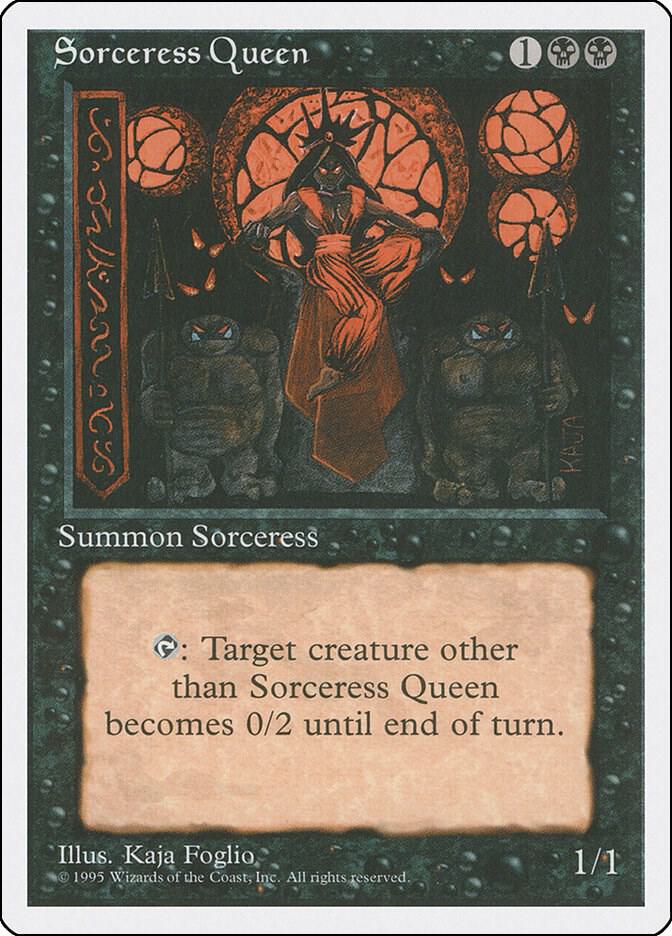 Sorceress Queen, 4ED,, NM
