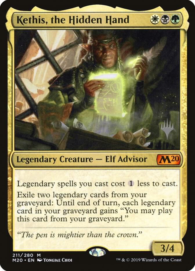 Kethis, the Hidden Hand,, 211, Near Mint, Foil