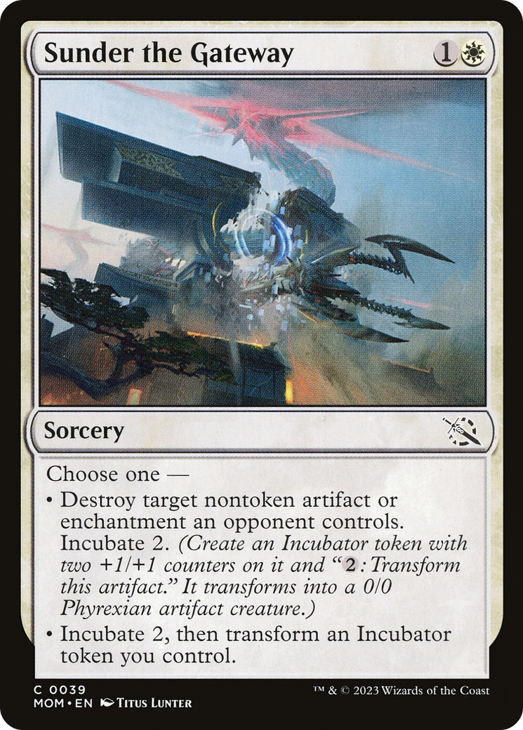 Sunder the Gateway (MOM) 39 - WZRD TCG