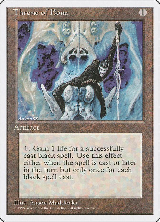 Throne of Bone, 4ED,, NM
