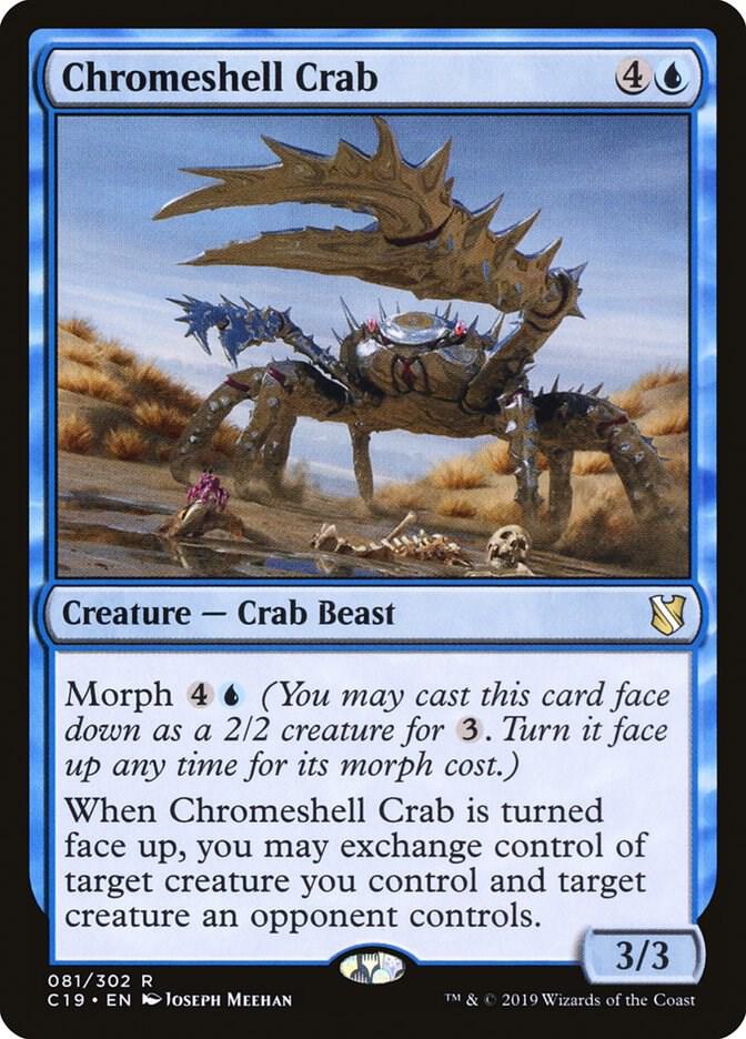 Chromeshell Crab, C19, 81, NM