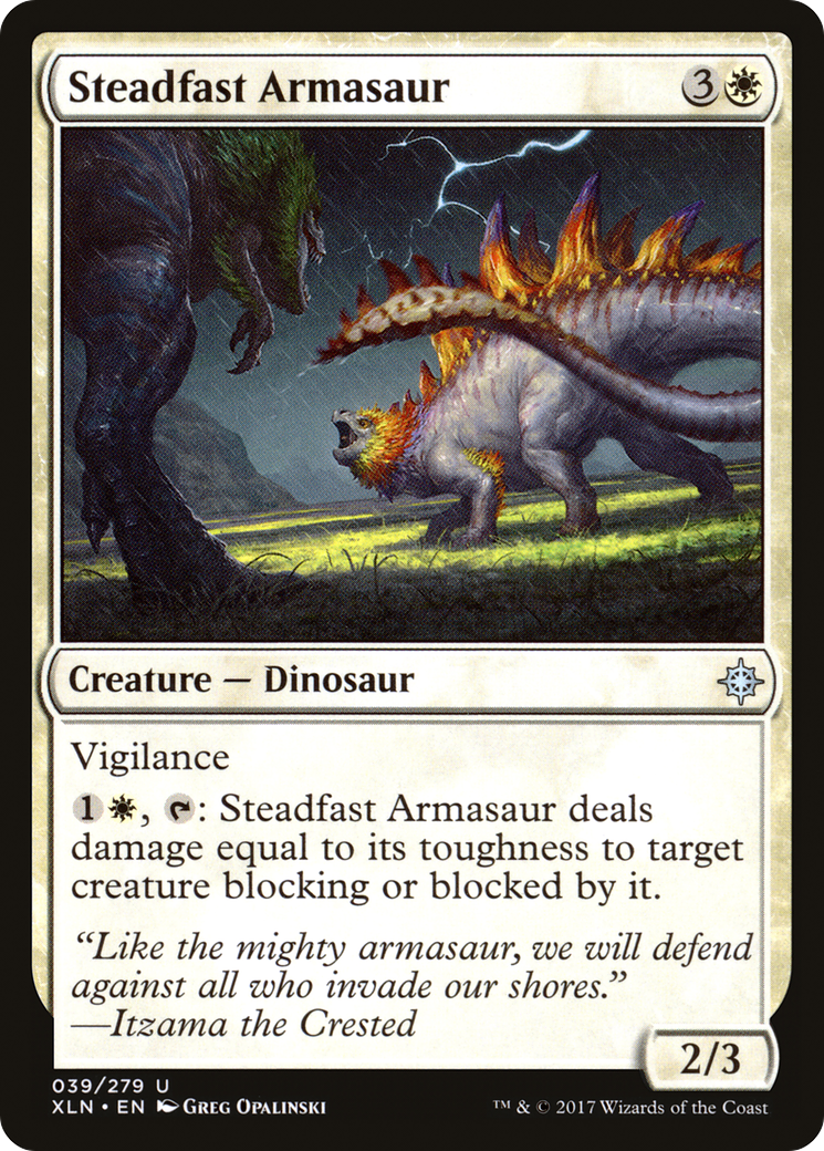 Steadfast Armasaur (XLN) 39 - WZRD TCG