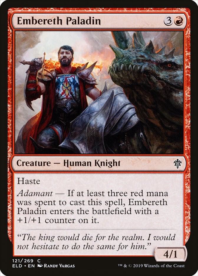 Embereth Paladin, ELD, 121, NM, Foil