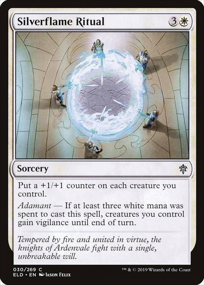 Silverflame Ritual, ELD, 30, NM, Foil