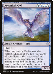 Arcanist's Owl, ELD, 206, NM, Foil
