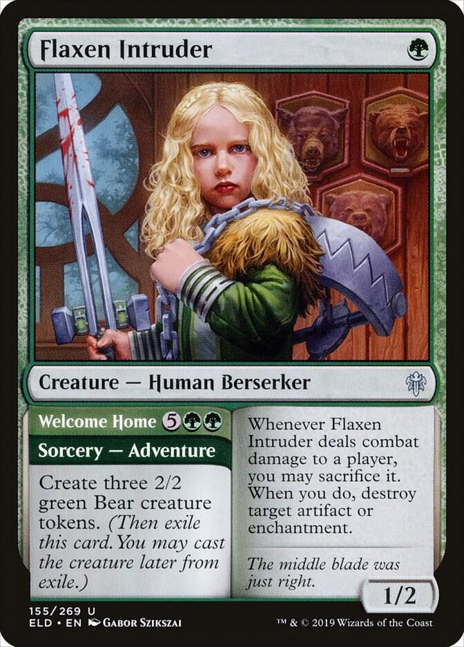 Flaxen Intruder, ELD, 155, NM, Foil