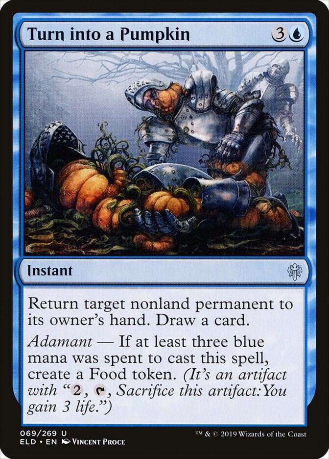 Turn into a Pumpkin, ELD, 69, NM, Foil