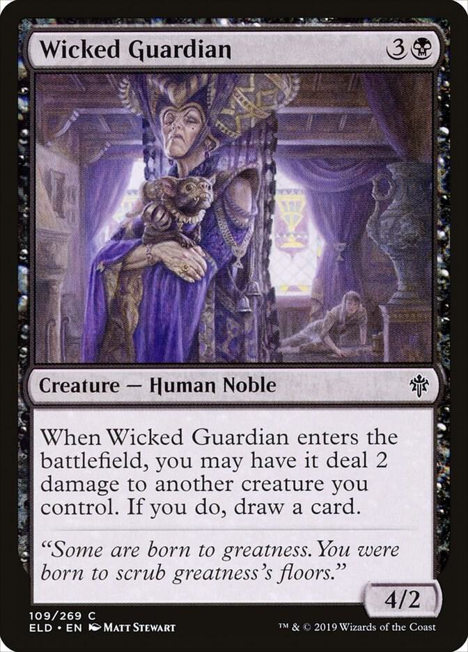 Wicked Guardian, ELD, 109, NM, Foil