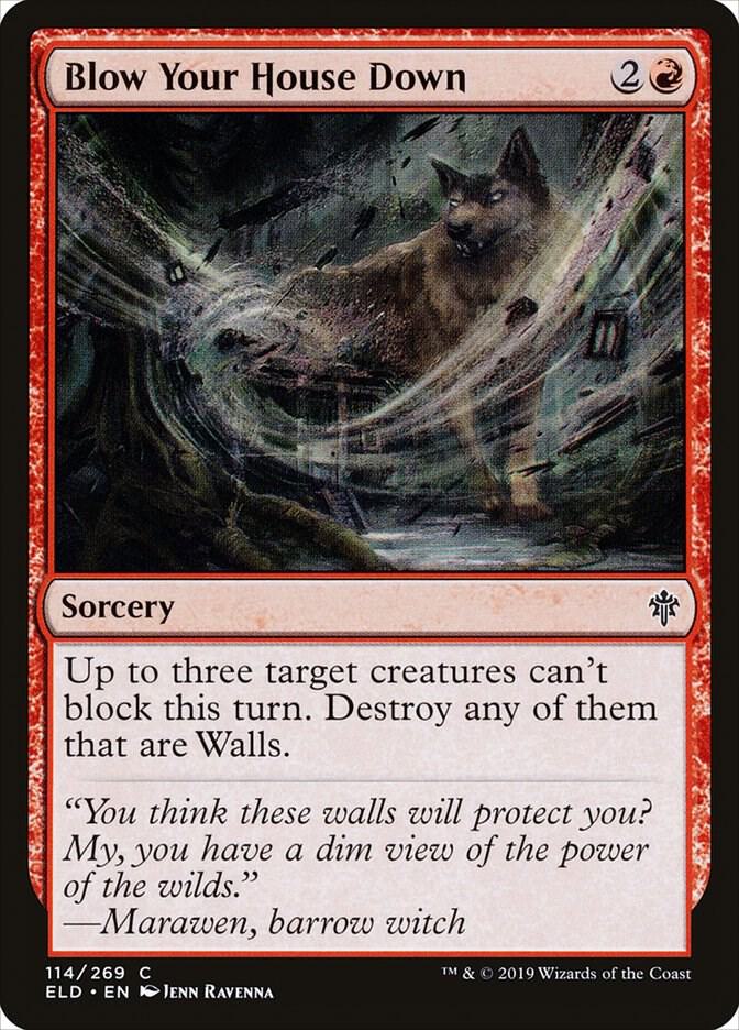 Blow Your House Down, ELD, 114, NM, Foil
