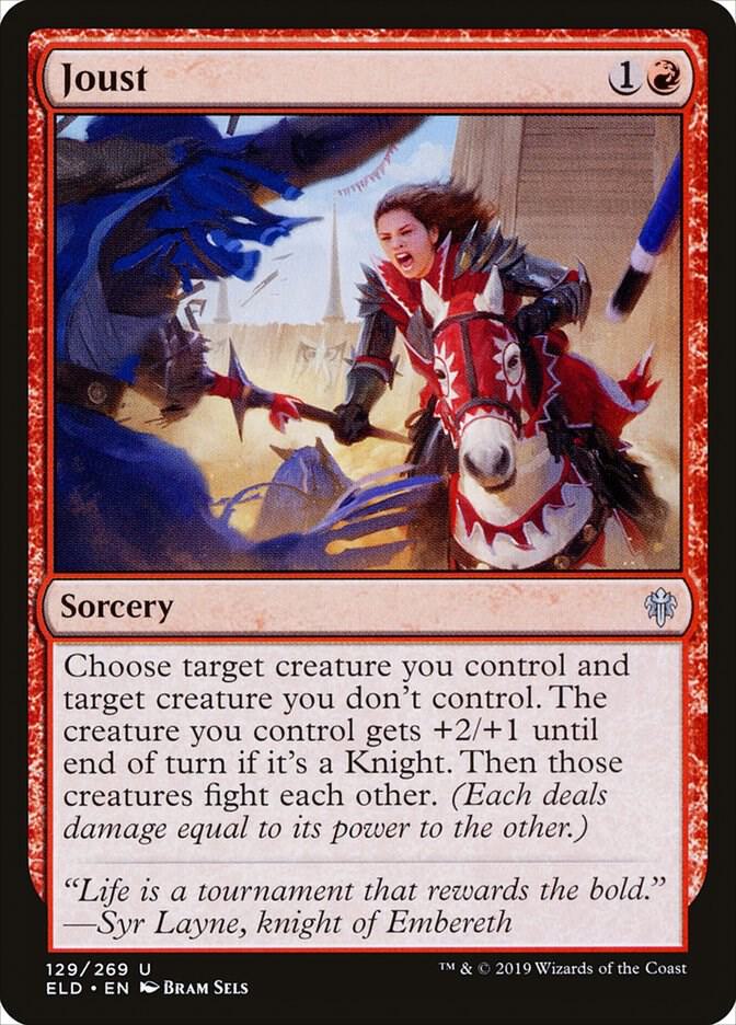 Joust, ELD, 129, NM, Foil