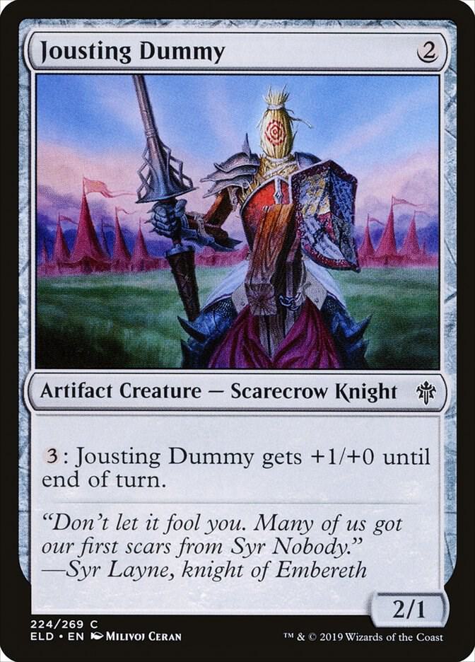 Jousting Dummy, ELD, 224, NM, Foil