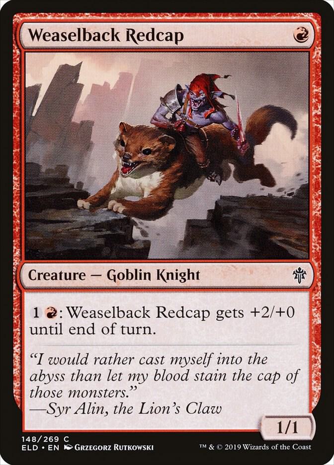Weaselback Redcap, ELD, 148, NM, Foil