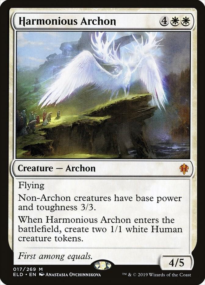 Harmonious Archon, ELD, 17, NM, Foil