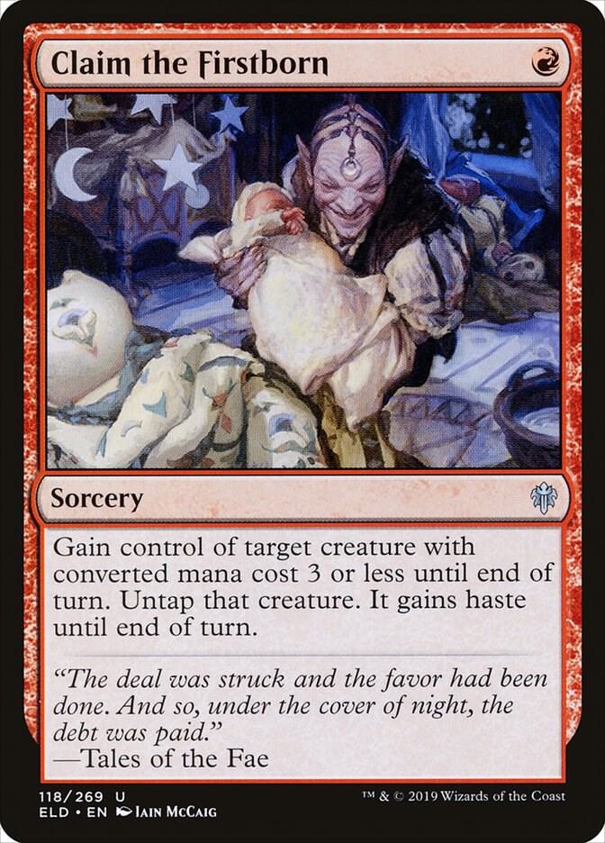 Claim the Firstborn, ELD, 118, NM, Foil