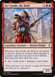 Syr Carah, the Bold, ELD, 145, NM, Foil
