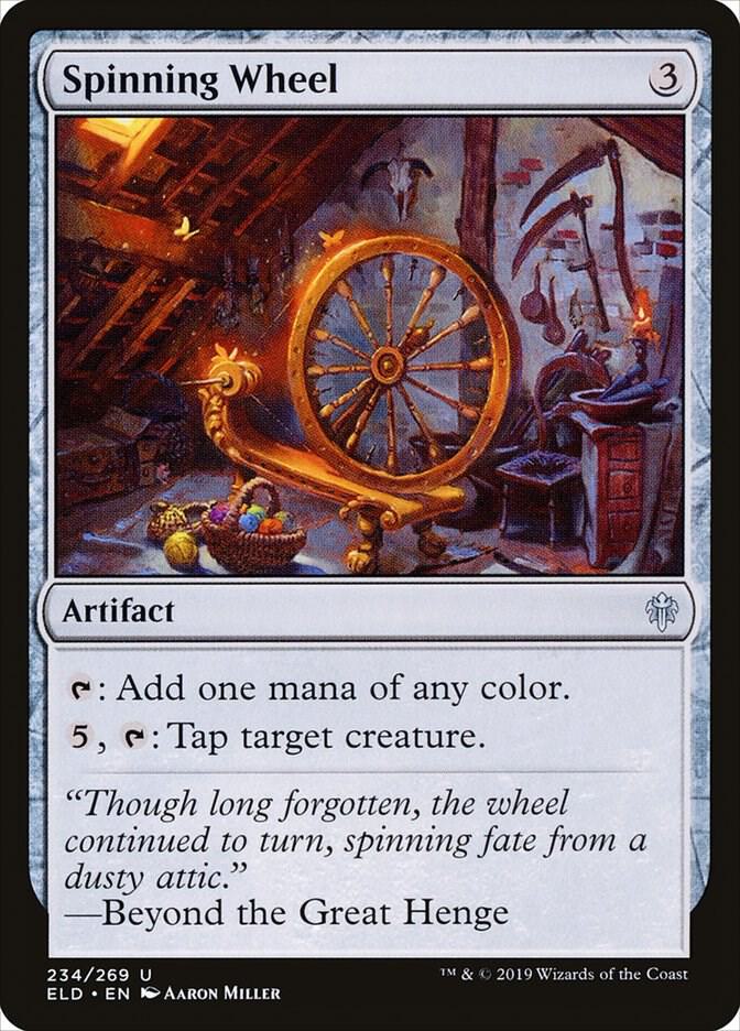 Spinning Wheel, ELD, 234, NM, Foil