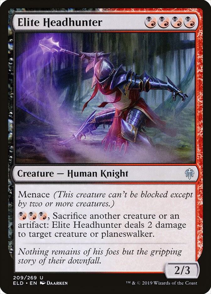 Elite Headhunter, ELD, 209, NM, Foil