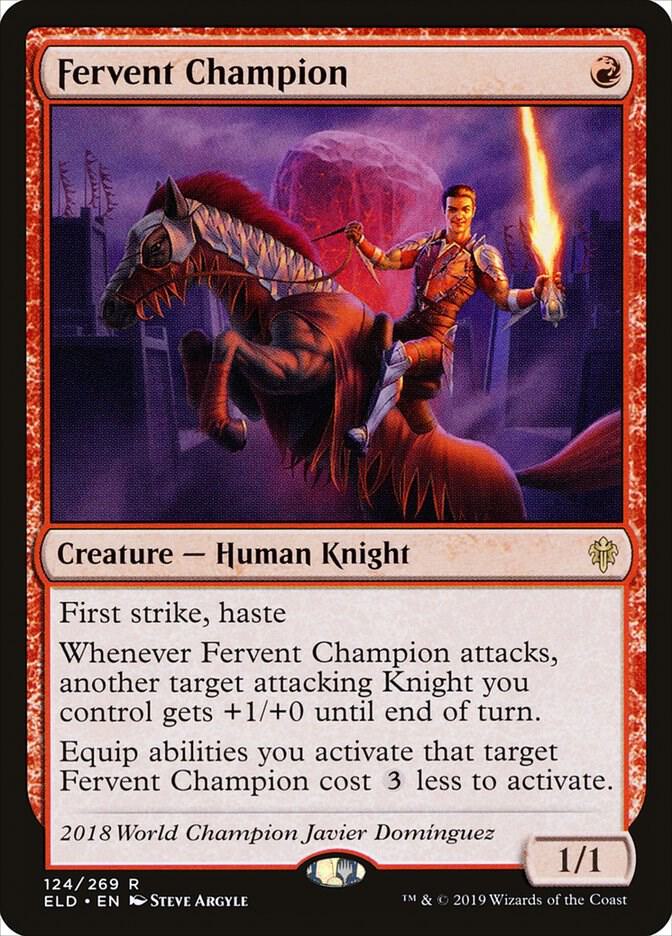 Fervent Champion, ELD, 124, NM