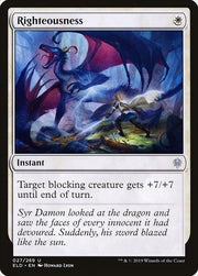 Righteousness, ELD, 27, NM, Foil
