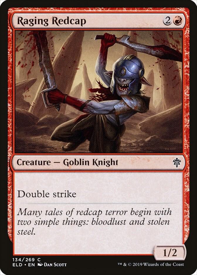 Raging Redcap, ELD, 134, NM, Foil
