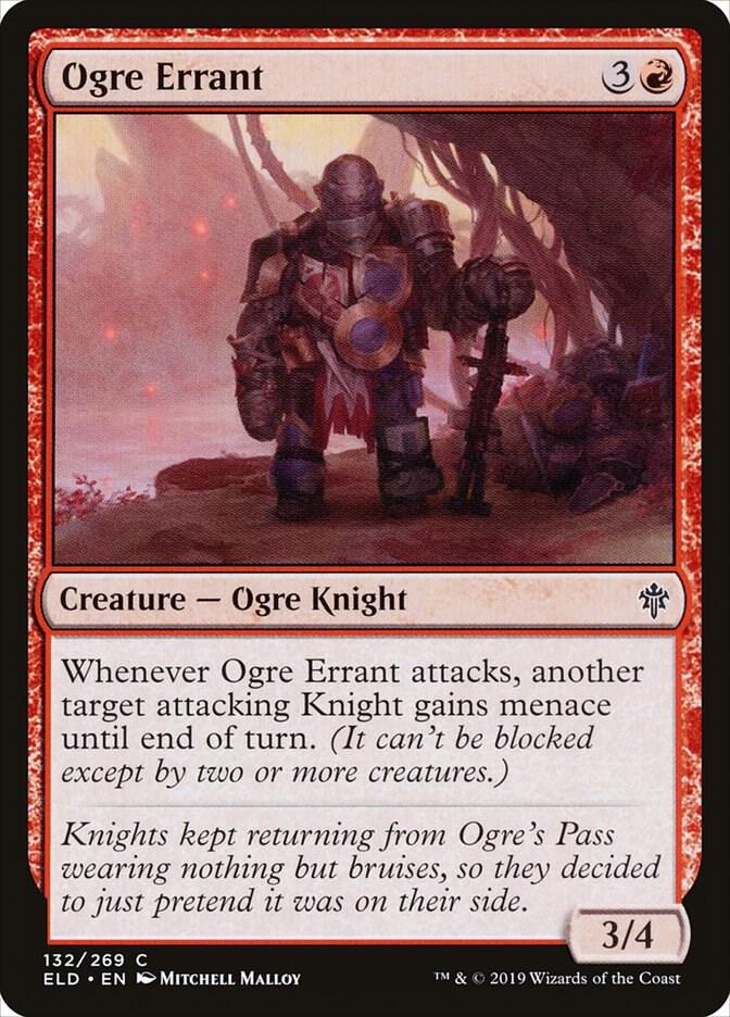 Ogre Errant, ELD, 132, NM, Foil