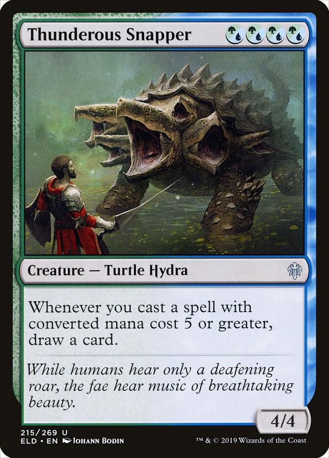 Thunderous Snapper, ELD, 215, NM, Foil