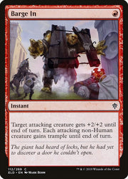Barge In, ELD, 112, NM, Foil