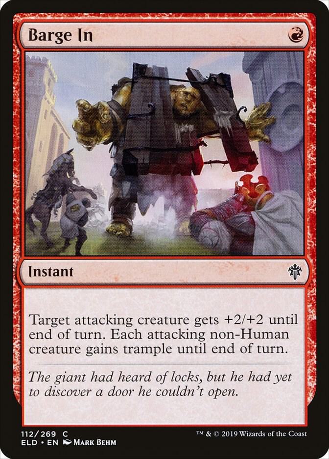 Barge In, ELD, 112, NM, Foil