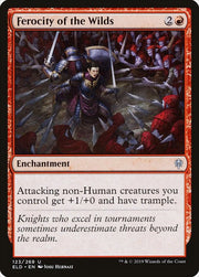 Ferocity of the Wilds, ELD, 123, NM, Foil