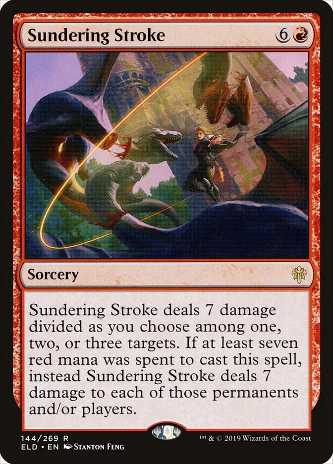 Sundering Stroke, ELD, 144, NM, Foil