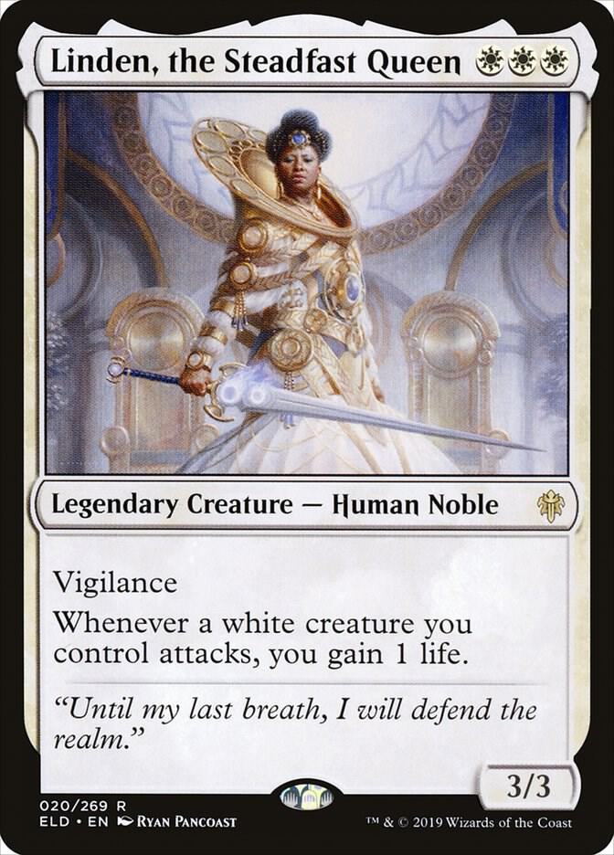 Linden, the Steadfast Queen, ELD, 20, NM