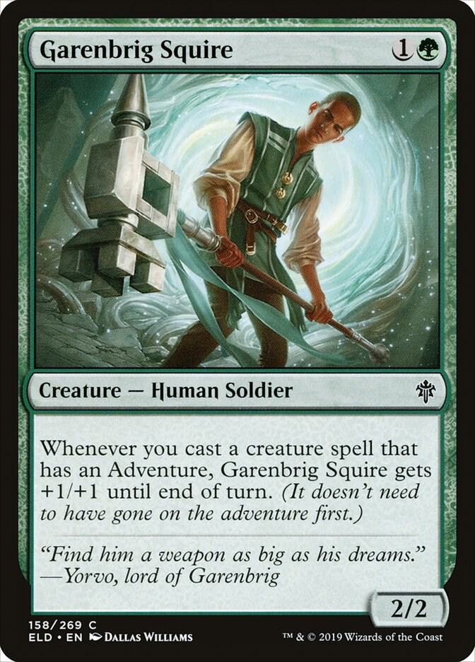 Garenbrig Squire, ELD, 158, NM, Foil