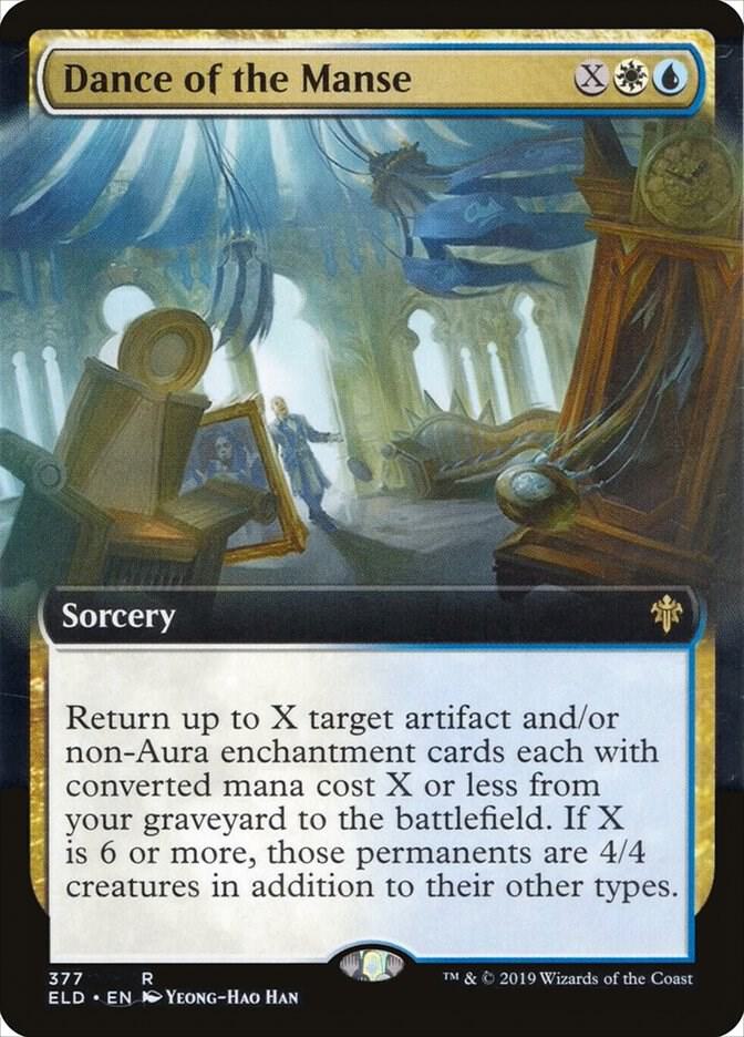 Dance of the Manse (Extended Art), ELD, 377, NM, Foil