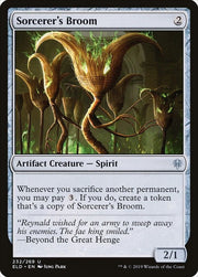 Sorcerer's Broom, ELD, 232, NM, Foil