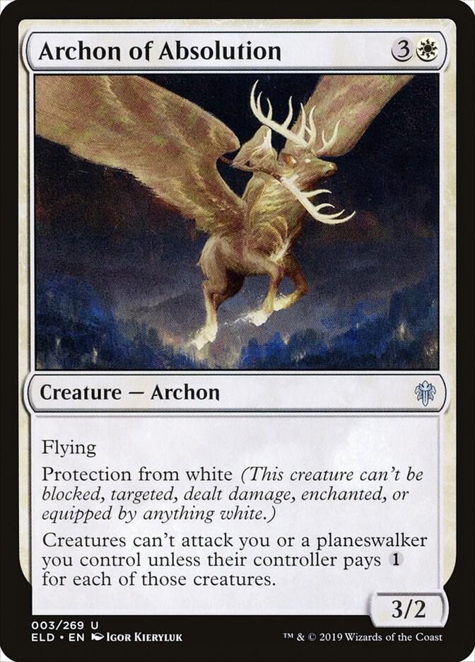 Archon of Absolution, ELD, 3, NM, Foil