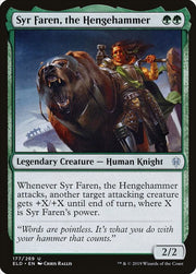 Syr Faren, the Hengehammer, ELD, 177, NM