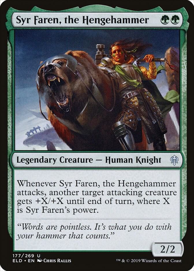 Syr Faren, the Hengehammer, ELD, 177, NM