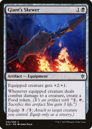 Giant's Skewer, ELD, 91, NM, Foil