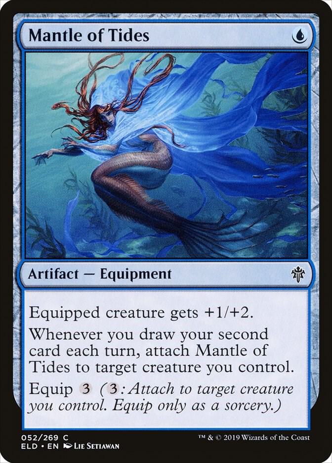 Mantle of Tides, ELD, 52, NM, Foil