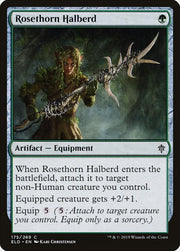 Rosethorn Halberd, ELD, 175, NM, Foil