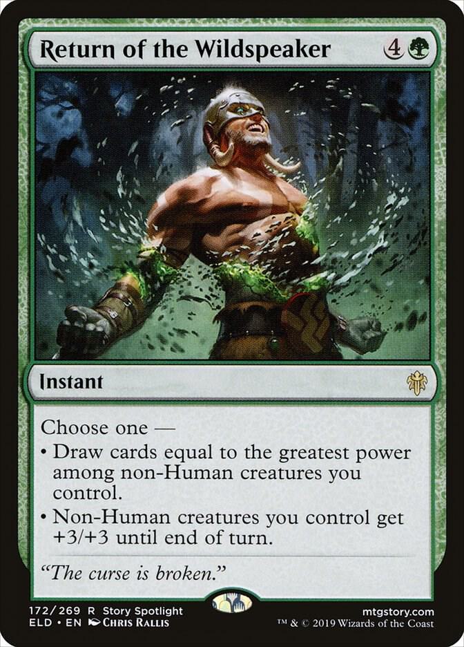 Return of the Wildspeaker, ELD, 172, NM