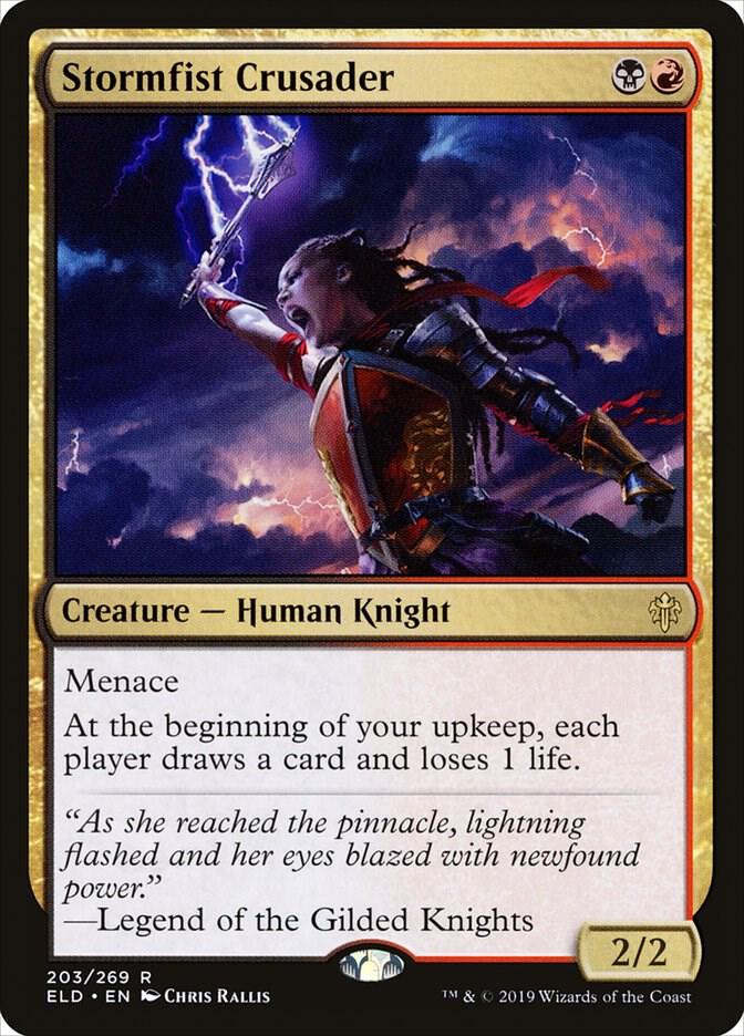 Stormfist Crusader, ELD, 203, NM, Foil