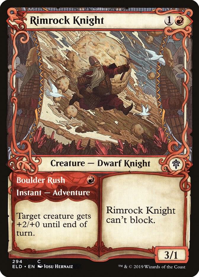 Rimrock Knight (Showcase), ELD, 294, NM, Foil