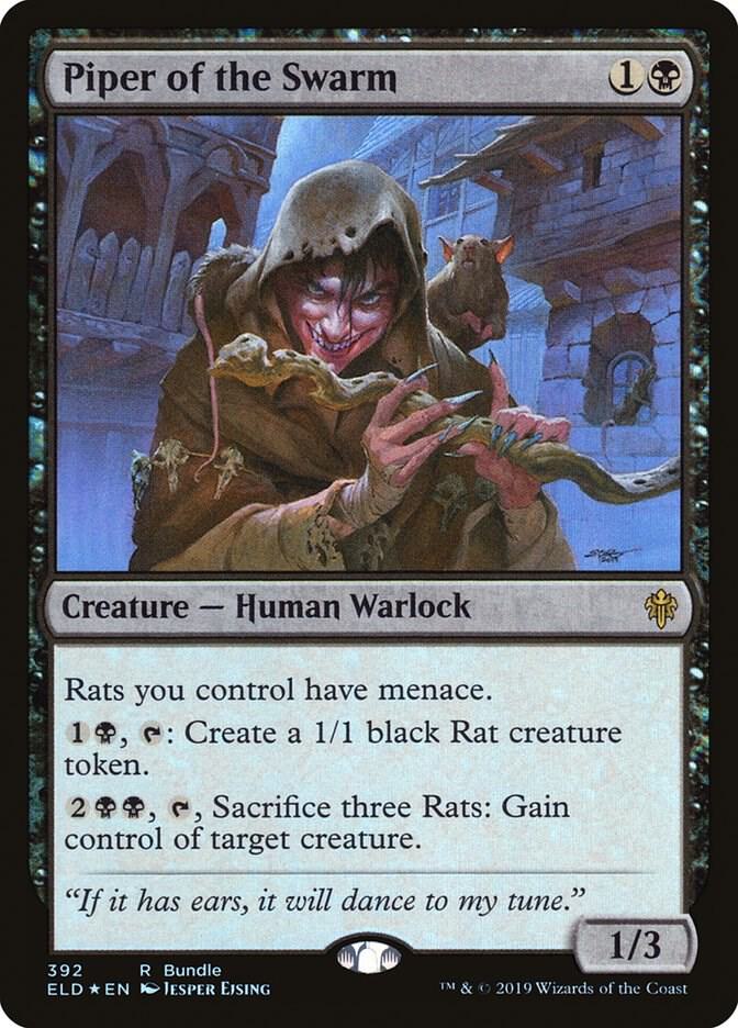 Piper of the Swarm (ELD Bundle), UMP, 392, NM, Foil